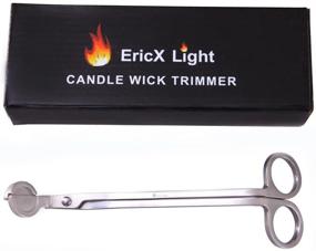 img 3 attached to 🕯️ Обрезчик фитиля для свечей EricX Light - полированная нержавеющая сталь, резак фитиля
