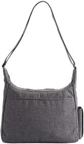 img 2 attached to Lug Women's Double Crossbody Shimmer: Stylish Handbags & Wallets for Versatile Crossbody Fashion