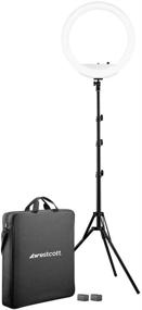 img 4 attached to 📸 Professional Studio Lighting: Westcott 18” Bi-Color LED Ring Light Kit for Photography, Video Conferencing, Hair/Makeup Artists, YouTube Vlogging, TikTok - Complete with Batteries and Stand