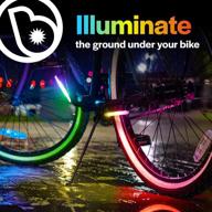 🚲 brightz gobrightz led bike frame light - night riding light - 4 modes flashing or constant glow - fun safety light accessories for kids, boys, girls, teens & adults логотип