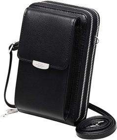 img 3 attached to OIDERY Women's Crossbody Cellphone Wallet: Convenient Handbag and Credit Card Holder