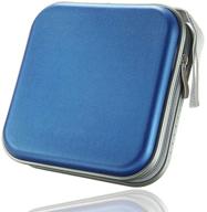 organize and protect your dvd and vcd collection with fatcolo 40 disc dvd vcd dj storage album bag (blue) logo