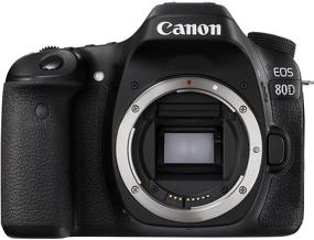img 4 attached to 📷 Высококачественный восстановленный корпус цифровой зеркальной камеры Canon EOS 80D в черном цвете