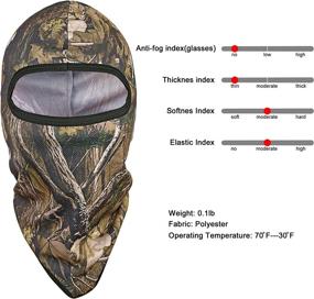 img 2 attached to TAGVO Hunting Balaclava - Camouflage Tactical Elastic Universal Size for Ultimate Stealth