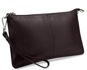img 4 attached to 👜 Stylish YALUXE Clutch Wristlet: Leather Shoulder Women's Handbags & Wallets