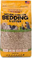 usa made natural corn cob bedding & litter for small pets & birds - 350 cubic inches logo