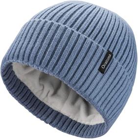 img 4 attached to Ocatoma Beanie Winter Cuffed Unisex Outdoor Recreation