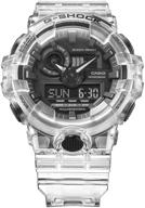 g shock ga700ske 7a transparent black size logo