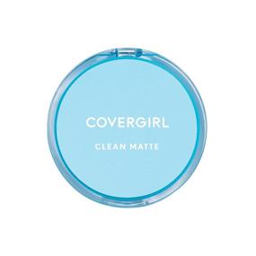 img 4 attached to COVERGIRL Clean Matte Pressed Powder - Oil Control Face Powder for Shine-Free, Matte Finish