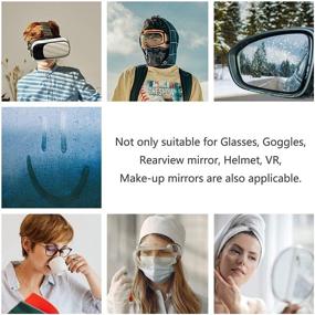 img 1 attached to 👓 Nano Antifog Cloth for Glasses & More: Defog Wipes for Goggles, Helmets, Screens & More - 3PCS + Storage Bag