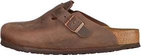 img 3 attached to 👞 Birkenstock Boston Habana Normal Men's Shoes - Optimized for Mules & Clogs