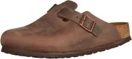 👞 birkenstock boston habana normal men's shoes - optimized for mules & clogs logo