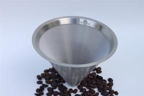 img 2 attached to Double Layered Stainless Permanent Coffee Dripper