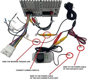 img 1 attached to 📷 Камера заднего вида SYGAV 1080P CCD для Mitsubishi Lancer - улучшение возможностей парковки и резервного движения заднего вида