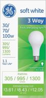 💡 ge lighting 97493 30-watt - 70-watt - 100-watt a21 3-way soft white bulbs - 6-pack: versatile lighting solution for every ambience logo