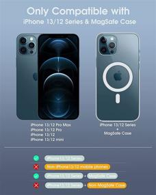 img 3 attached to 🔌 NIUYANE Magnetic Wireless Car Charger: Fast 15W Charging, Internal Cooling Fan, iPhone 13/12 Compatible