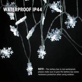 img 2 attached to Nyicey Christmas Snowflake Waterproof Celebration