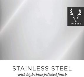 img 1 attached to 🍸 Viski 4366 Hawthorne Stainless Strainer - Sleek and Efficient Cocktail Filter