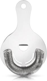 img 4 attached to 🍸 Viski 4366 Hawthorne Stainless Strainer - Sleek and Efficient Cocktail Filter