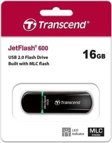 img 1 attached to Transcend JetFlash 600 32 GB USB 2.0 Flash Drive TS32GJF600: Ultra-Fast Data Transfer Speeds up to 32MB/s