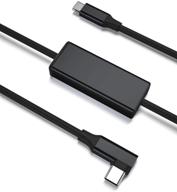 🔌 basesailor oculus link cable 20 ft: кабель высокой скорости usb c с двумя коннекторами, usb c 3.0 vr с усилителем сигнала - совместимый с oculus quest 1/quest 2 - провод с 90-градусным разъемом типа c и комплектом из 16 разъемов под прямым углом! логотип