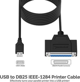 img 3 attached to 💻 Sabrent CB 1284 Параллельные разъемы: Высокоскоростное подключение к устройствам IEEE 1284