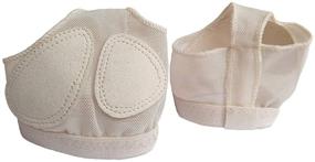 img 4 attached to MiaVestar Half Sole Dance Shoes: Enhance 🩰 Your Ballet and Lyrical Dance with Foot-Thongs Pads