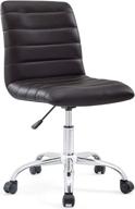 modway ripple office chair white logo