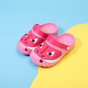 img 3 attached to Yapoly Unisex-Child Kids' Classic Garden Clog: Lightweight Beach Pool Sandals for Easy Slip-on Comfort