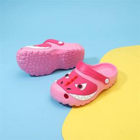 img 1 attached to Yapoly Unisex-Child Kids' Classic Garden Clog: Lightweight Beach Pool Sandals for Easy Slip-on Comfort