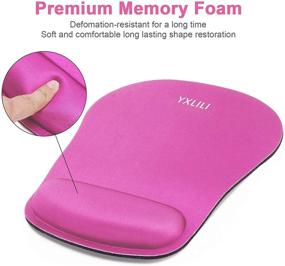 img 2 attached to YXLILI Ergonomic Mouse Pad With Wrist Support Computer Accessories & Peripherals and Keyboards, Mice & Accessories