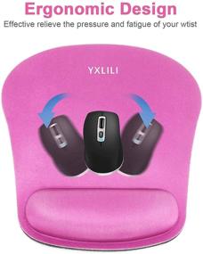 img 3 attached to YXLILI Ergonomic Mouse Pad With Wrist Support Computer Accessories & Peripherals and Keyboards, Mice & Accessories