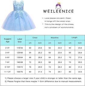 img 3 attached to 👗 Weileenice Bridesmaid Dresses Wedding Girls' Clothing and Dresses 15-16Y