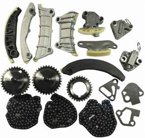 img 3 attached to 🔧 High-Quality Engine Timing Chain Kit with Chain Guide Tensioner Sprocket - Fits Cadillac CTS SRX STS, GMC Acadia, Chevy Equinox Malibu Traverse, Buick Allure Enclave LaCrosse - 2.8L 3.0L 3.6L DOHC 24V - Superior Replacement # 9-0753S