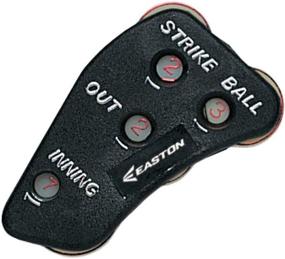 img 1 attached to EASTON ULTIMATE Umpire Indicator: Ergonomic Hand Design for Comfort & Accuracy - Tracks Strikes, Balls, Outs, Innings, Excludes Ejections - Black