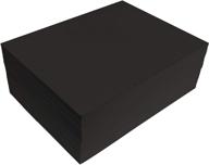 20 pack of black eva foam sheets - extra thick 6mm, 9 x 12 inch, arts and crafts bulk pack by better office products logo