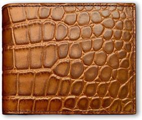 img 4 attached to Get the Glamorous Gaur Gold Luxury Bi Fold Wallet