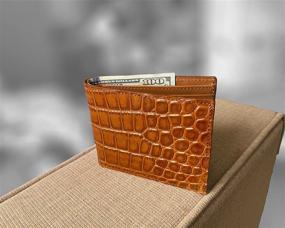 img 2 attached to Get the Glamorous Gaur Gold Luxury Bi Fold Wallet