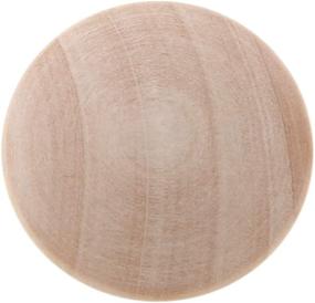 img 2 attached to 🔘 Enhance Your Furniture with Silverline's 6 Pack Round Wood Drawer Knob - Stylish Unfinished Cabinet Pulls for Dressers & Cabinets
