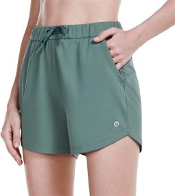 img 4 attached to 🏃 BALEAF Women's 4" Hiking Shorts: Quick Dry & Lightweight for Running, Workout, Yoga w/ Pockets