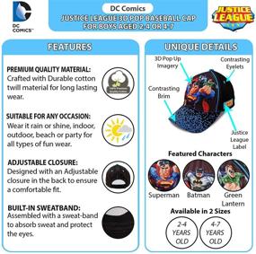 img 4 attached to 🦸 Awesome DC Comics Superhero Baseball Accessories for Boys