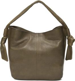 img 4 attached to Frye Nora Knotted Hobo Beige