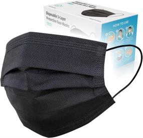 img 4 attached to Buio Disposable Black Face Mask