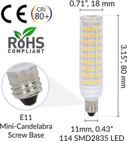 img 3 attached to 🔆 Simba Lighting 4-Pack Dimmable Bulbs Replacement