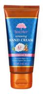 🌹 tree hut renewing hand cream moroccan rose: ultra hydrating 3oz hand cream for nourishing essential body care logo