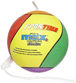 img 1 attached to 🏐 Будьте активными с Sportime 016580 SportimeMax Tetherball - Несколько цветов удовольствия!