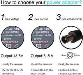 img 2 attached to 💻 65W AC Adapter Laptop Charger for HP Pavilion and Compaq Presario Series