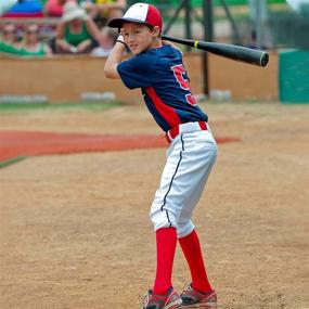 img 1 attached to Youper Boys' Baseball Utility Pants: The Perfect Belted Relaxed Fit Clothing