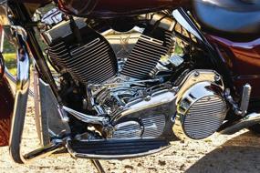 img 3 attached to Chrome Cylinder Base Cover Accent for 2006-17 Harley-Davidson Motorcycles - Kuryakyn 8392 Engine Accessory