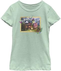 img 1 attached to 🌟 Сделайте волшебное заявление с футболкой Pixar Encanto Home Postcard Girls Heather.